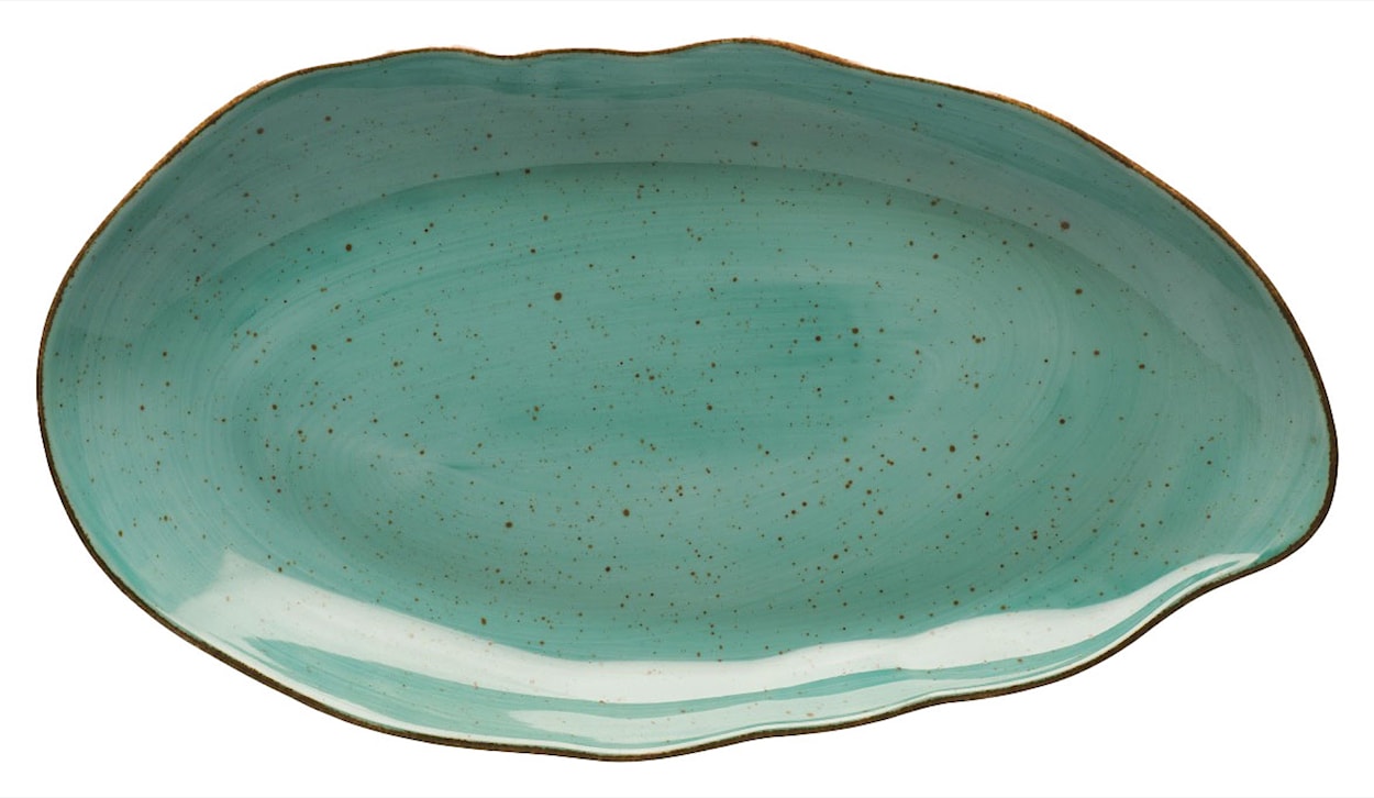 Półmisek porcelanowy Stone Age 38 cm morski 