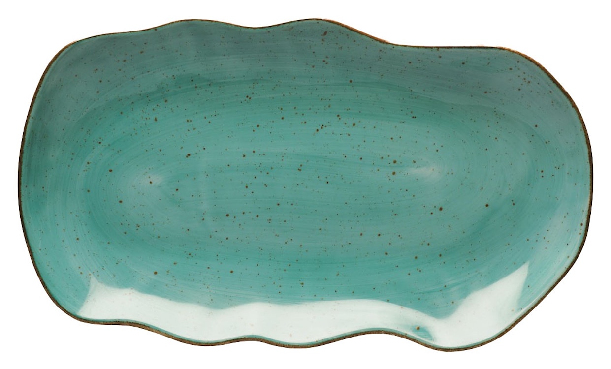 Półmisek porcelanowy Stone Age 35 cm morski 
