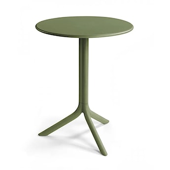 Okrągły stół ogrodowy Spritz Nardi 60 cm z certyfikowanego tworzywa zielony