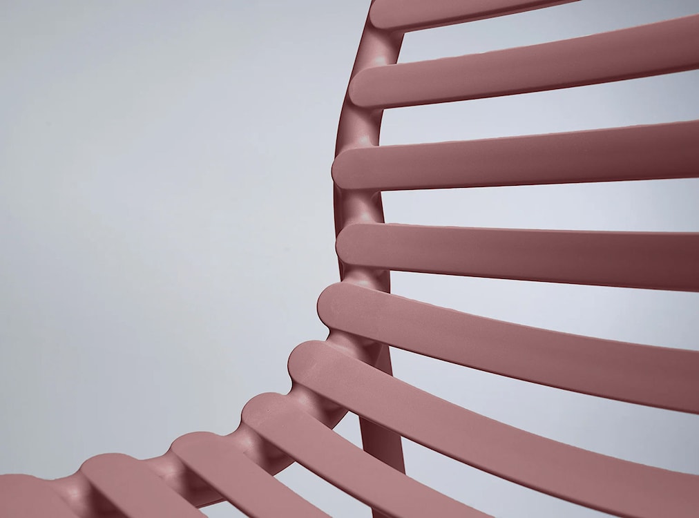 Krzesło ogrodowe Doga Nardi z certyfikowanego tworzywa ciemnoróżowe  - zdjęcie 3