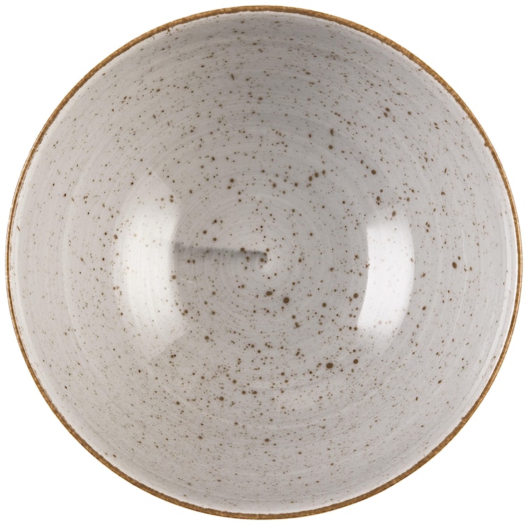 Miska salaterka porcelanowa Royal 15 cm szara  - zdjęcie 2