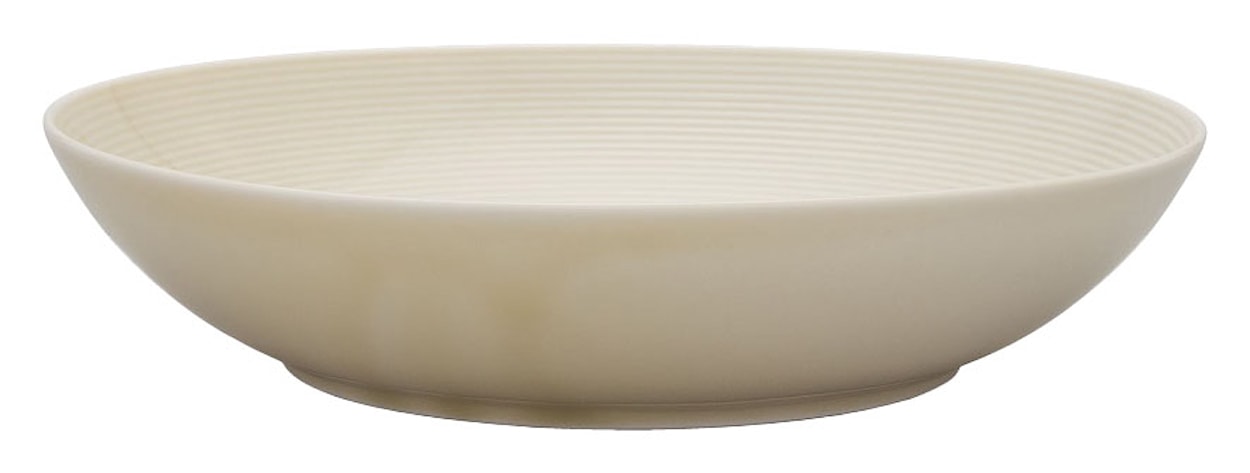 Zestaw talerzy porcelanowych dla 6 os. Boss kremowy  - zdjęcie 2