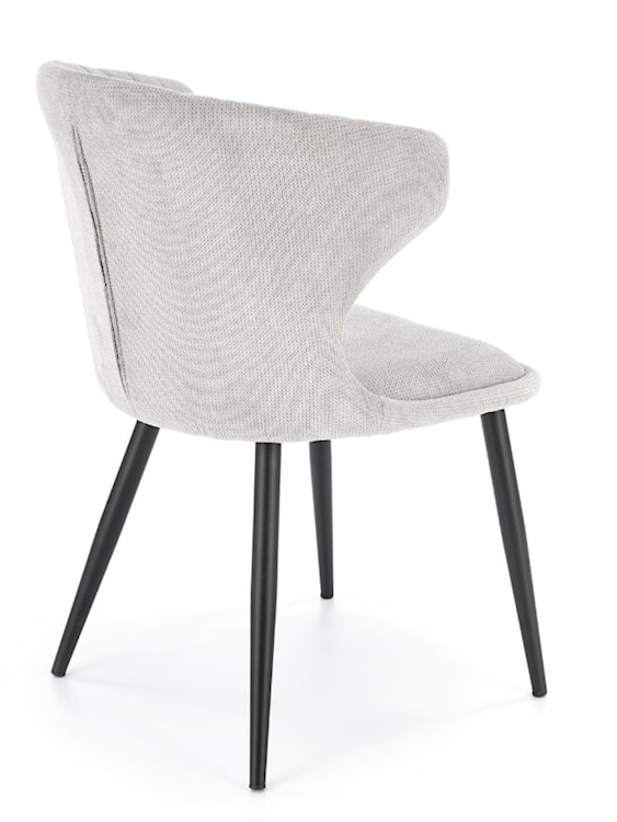 Krzesło tapicerowane Meterp szare  - zdjęcie 5