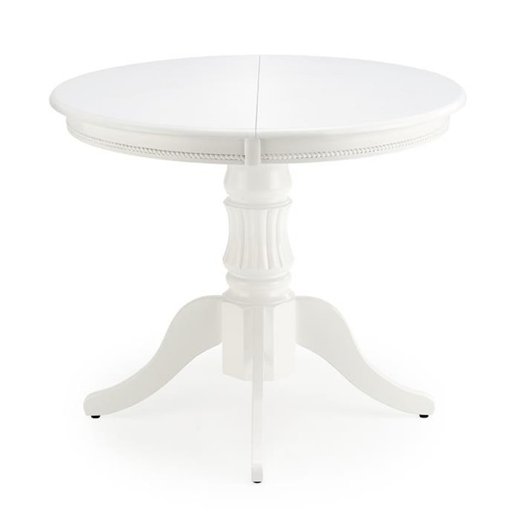 Stół rozkładany Valle 90-124x90 cm biały  - zdjęcie 2