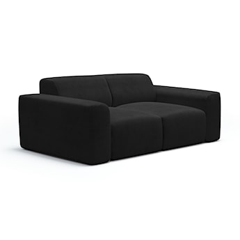 Sofa dwuosobowa Terrafino czarna w tkaninie hydrofobowej