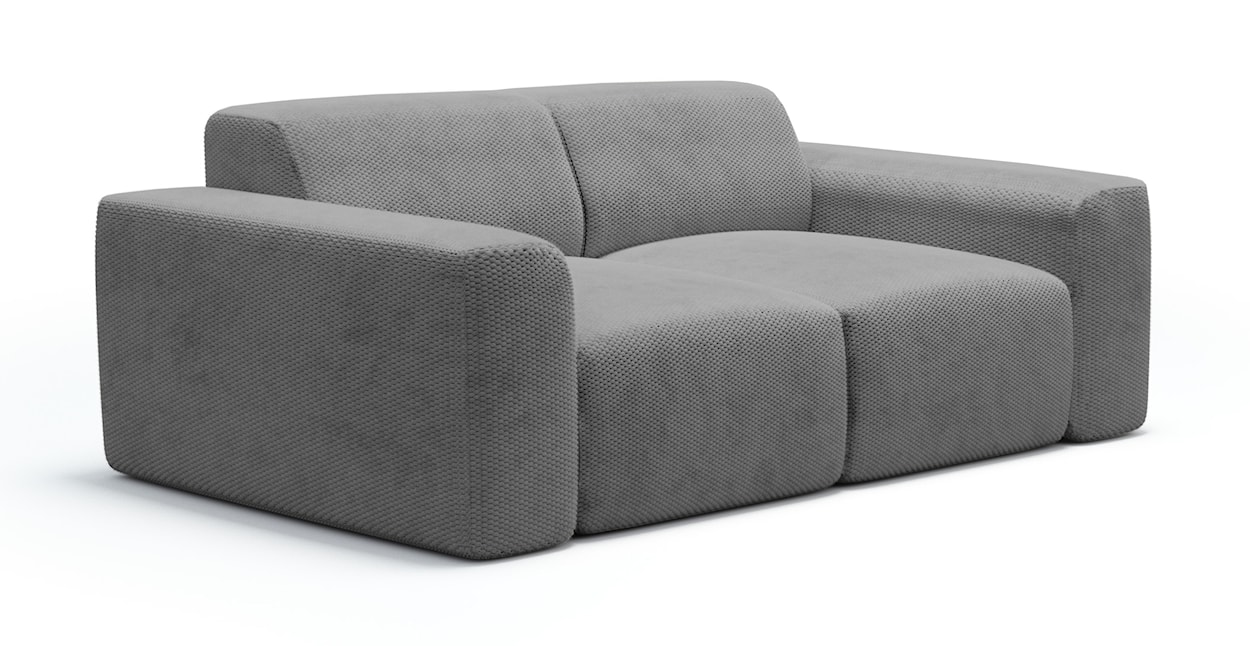 Sofa dwuosobowa Terrafino ciemnoszara w tkaninie hydrofobowej