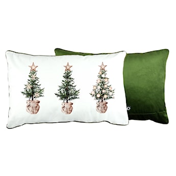 Poszewka XMAS 60x40 cm choinki z gwiazdką