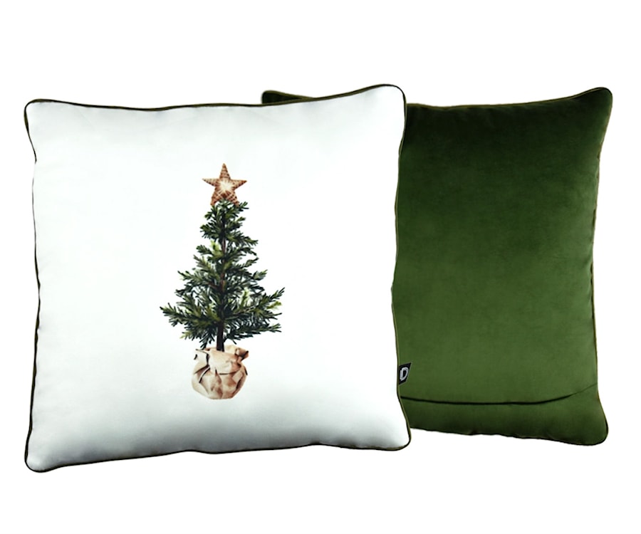 Poszewka XMAS 40x40 cm choinka z gwiazdką 