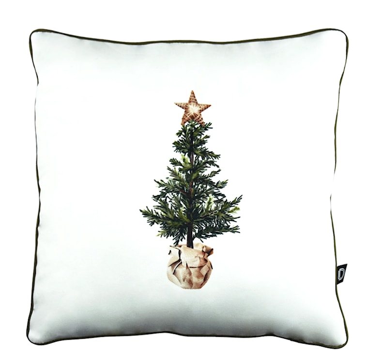 Poszewka XMAS 40x40 cm choinka z gwiazdką  - zdjęcie 2