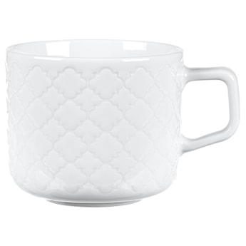 Filiżanka porcelanowa Marrakesz 250 ml biała