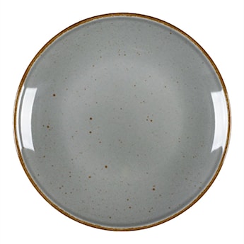 Talerz płytki porcelanowy Art. 21 cm ciemnoszary