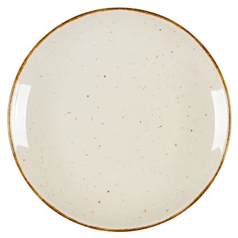 Talerz płytki porcelanowy Art. 21 cm beżowy