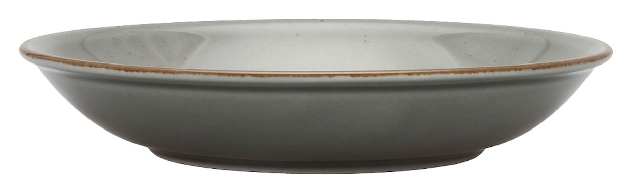 Talerz głęboki porcelanowy Art. 23 cm ciemnoszary 