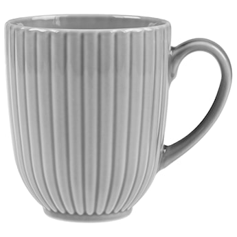 Zestaw 6 kubków porcelanowych Daisy 350 ml szary