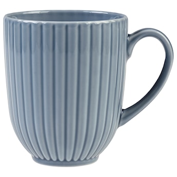 Zestaw 6 kubków porcelanowych Daisy 350 ml szaroniebieski