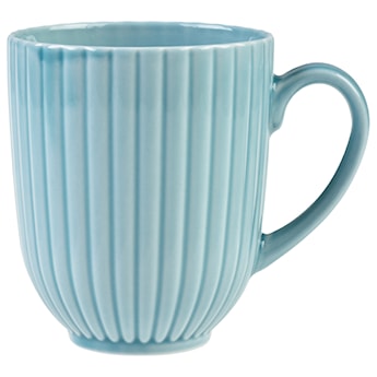 Zestaw 6 kubków porcelanowych Daisy 350 ml turkusowy