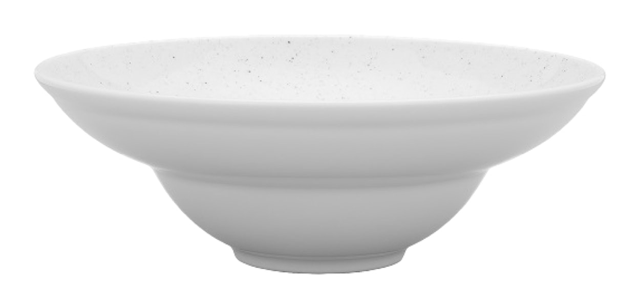 Talerz głęboki do pasty porcelanowy Art. 26 cm jasnoszary 