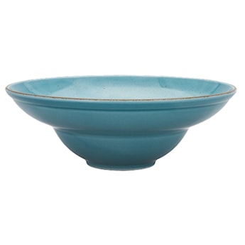 Talerz głęboki do pasty porcelanowy Art. 26 cm niebieski