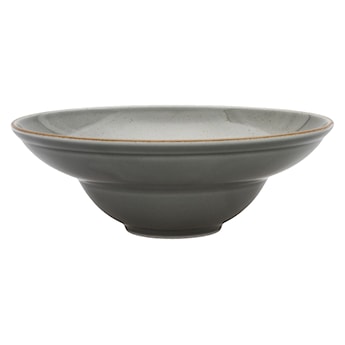 Talerz głęboki do pasty porcelanowy Art. 26 cm ciemnoszary