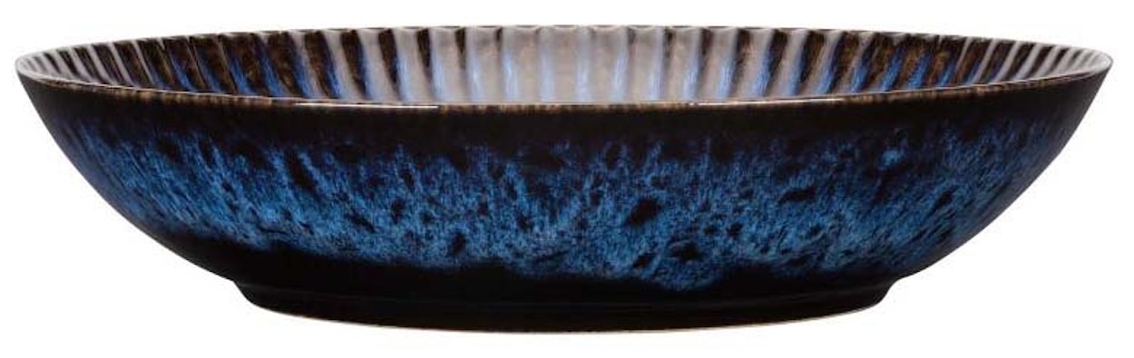 Zestaw talerzy dla 4 os. Cosmos ceramiczny niebieski  - zdjęcie 2