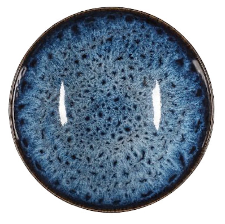 Miska salaterka Cosmos 17 cm ceramiczna niebieska  - zdjęcie 2