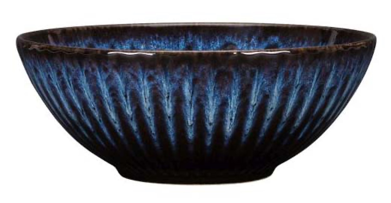 Miska salaterka Cosmos 17 cm ceramiczna niebieska 