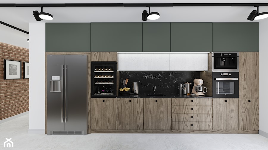 Mieszkanie 85 m2 - Kuchnia, styl industrialny - zdjęcie od Adach Design Studio wnętrz Magdalena Adach