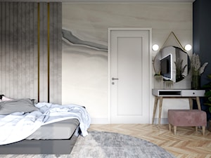 Sypialnia - Sypialnia, styl nowoczesny - zdjęcie od Adach Design Studio wnętrz Magdalena Adach