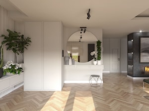 Dom 180m2 - Salon, styl nowoczesny - zdjęcie od Adach Design Studio wnętrz Magdalena Adach