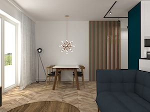mieszkanie Żoliborz - Salon, styl nowoczesny - zdjęcie od noobo studio