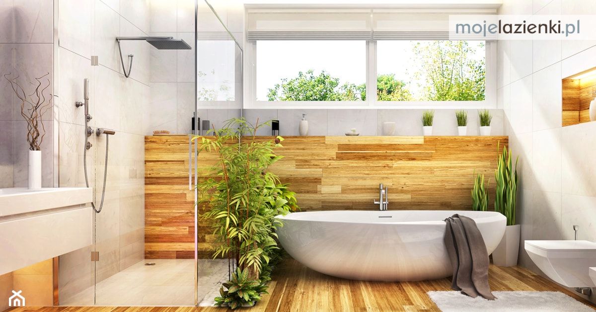 Aranżacja łazienki z prysznicem i wanną - zdjęcie od mojelazienki - Homebook