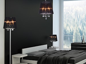 Sypialnia w stylu glamour - zdjęcie od elampy_pl
