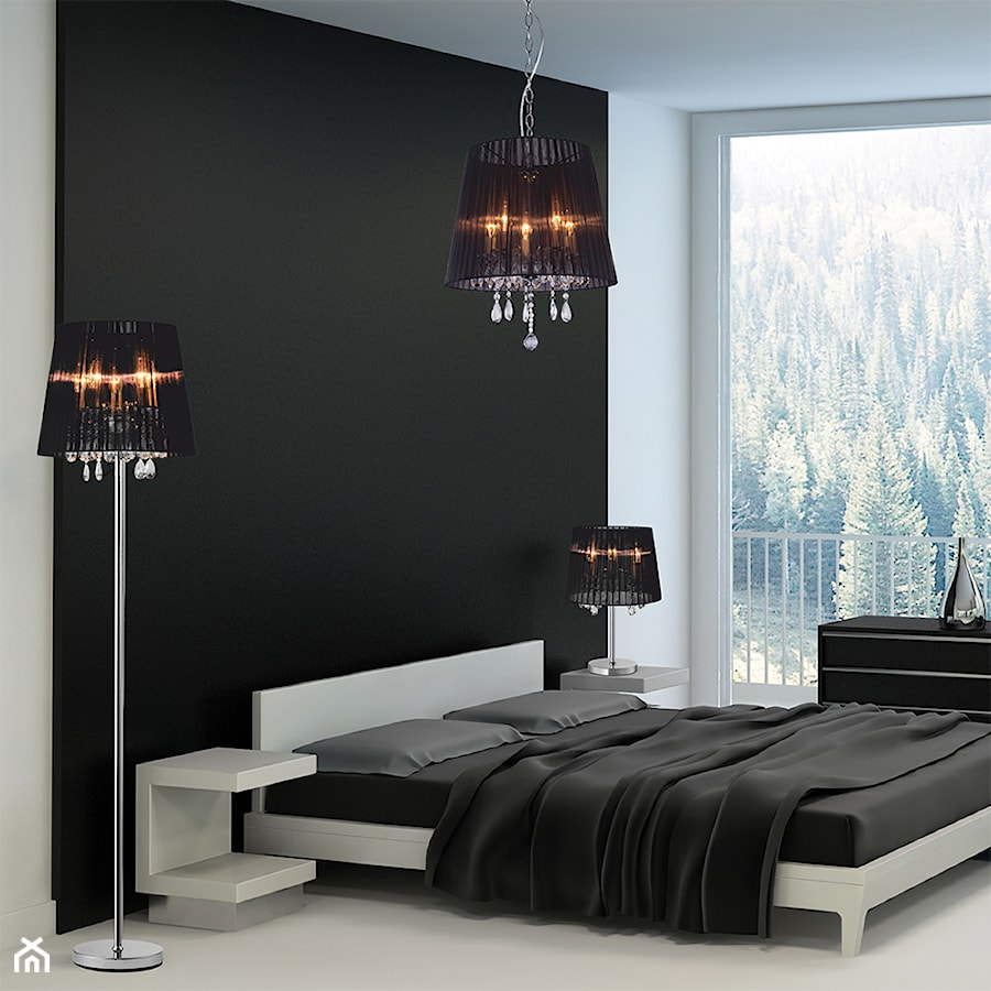 Sypialnia w stylu glamour - zdjęcie od elampy_pl