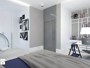 Nowoczesna sypialnia z gabinetem - zdjęcie od Design-Store