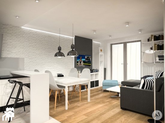 Mieszkanie w stylu skandynawskim z domieszką nowoczesności - zdjęcie od Design-Store