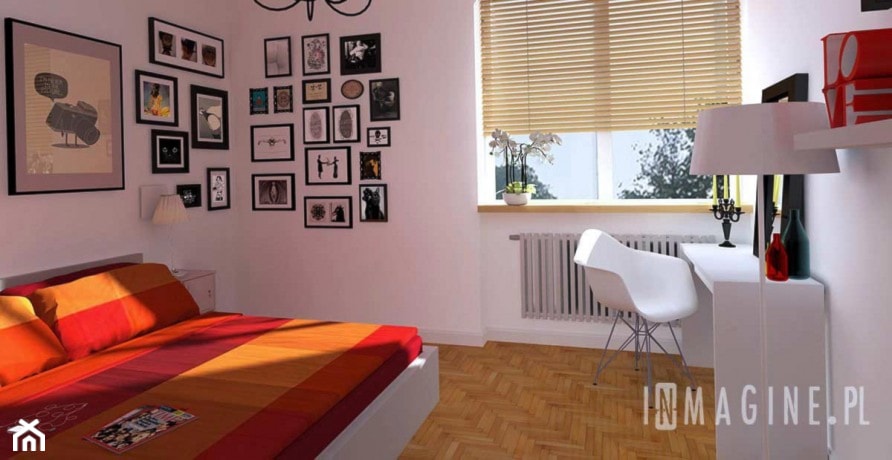 Klimatyczna sypialnia w stylu skandynawskim - zdjęcie od Design-Store