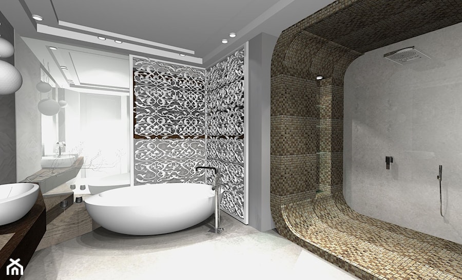 łazienka autor: www.ilonasobiech.pl - zdjęcie od Architekci & Projektanci & Wnętrza