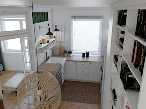 Mieszkanie w stylu kamienicy - Kuchnia, styl minimalistyczny - zdjęcie od Studio 36m2