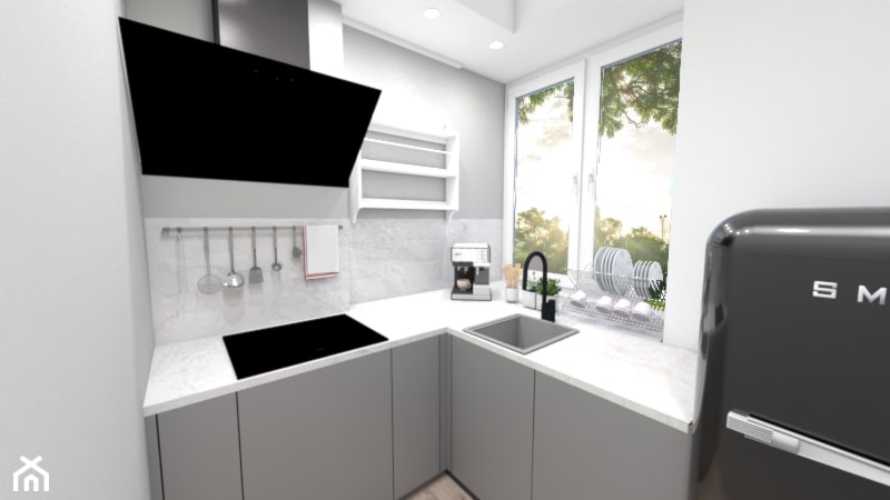 Mieszkanie pod wynajem krótkoterminowy - Kuchnia, styl nowoczesny - zdjęcie od Studio 36m2