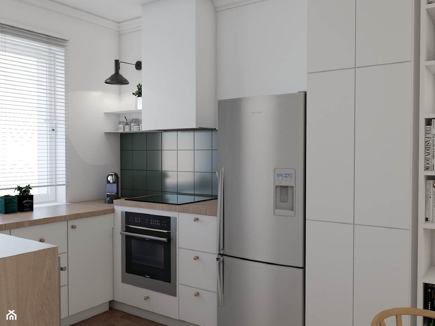 Mieszkanie w stylu kamienicy - Kuchnia, styl minimalistyczny - zdjęcie od Studio 36m2 - Homebook