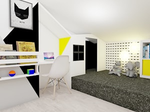 Pokój na antresoli - Pokój dziecka, styl skandynawski - zdjęcie od Studio 36m2