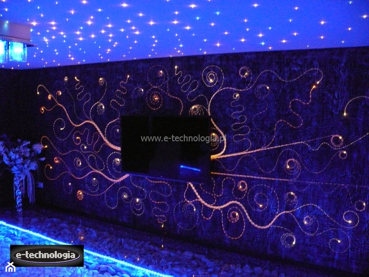oświetlenie ściany - zdjęcie od E-TECHNOLOGIA Leszek Łazarski - Homebook