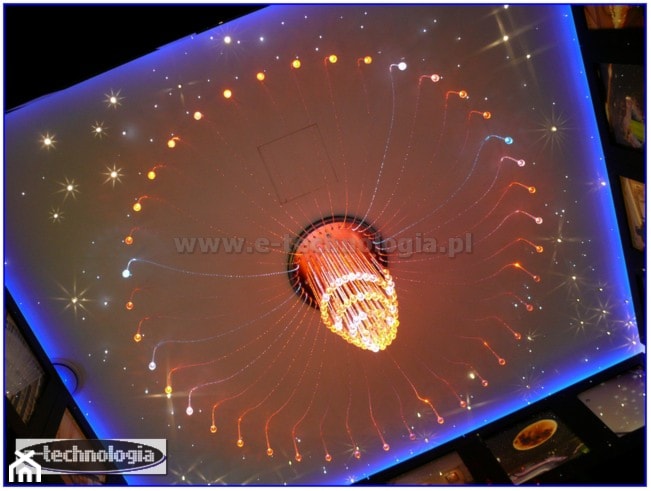 Kryształowy żyrandol Ośmiornica w gabinecie - zdjęcie od E-TECHNOLOGIA Leszek Łazarski - Homebook