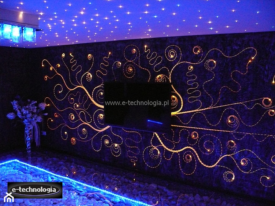 oświetlenie dekoracyjne ściany - zdjęcie od E-TECHNOLOGIA Leszek Łazarski