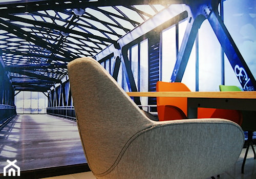 biuro w Poznaniu - Małe biuro, styl minimalistyczny - zdjęcie od Archideko