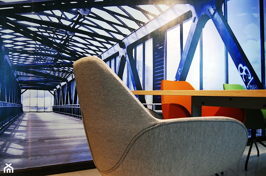 biuro w Poznaniu - Małe biuro, styl minimalistyczny - zdjęcie od Archideko