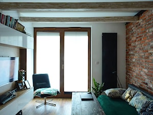Widok na salon - zdjęcie od CubicForm Architektura