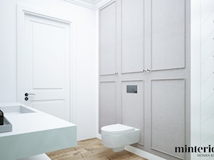 KOBIECYM OKIEM - Mała łazienka, styl glamour - zdjęcie od minteriors Monika Koryczan Architektura Wnętrz