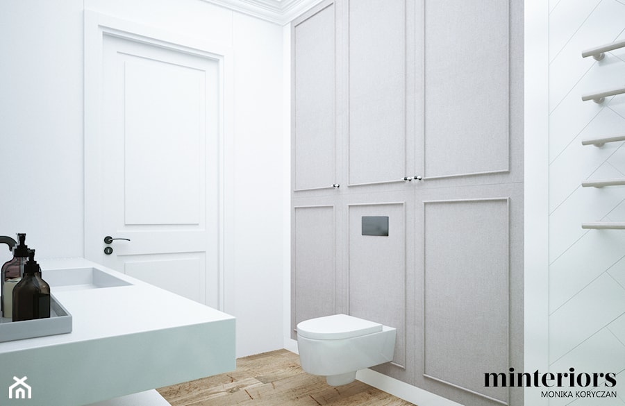 KOBIECYM OKIEM - Mała łazienka, styl glamour - zdjęcie od minteriors Monika Koryczan Architektura Wnętrz