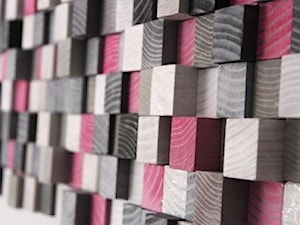 Mozaika drewniana 3D Pink - zdjęcie od Ashwood Home